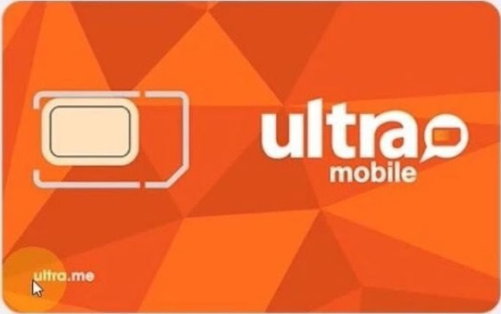 美国｜Ultra Mobile｜包激活橙卡预付卡