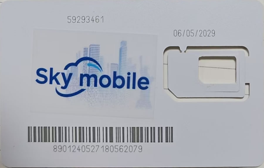 美国Sky mobile注册卡